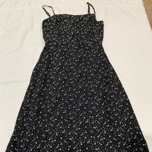 Rokoko Elegant Black Floral Women's Dress